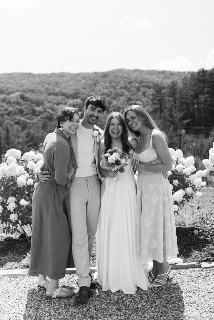 couple with two sisters