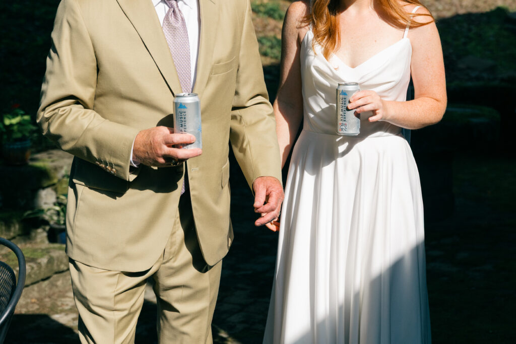 people holding drinks